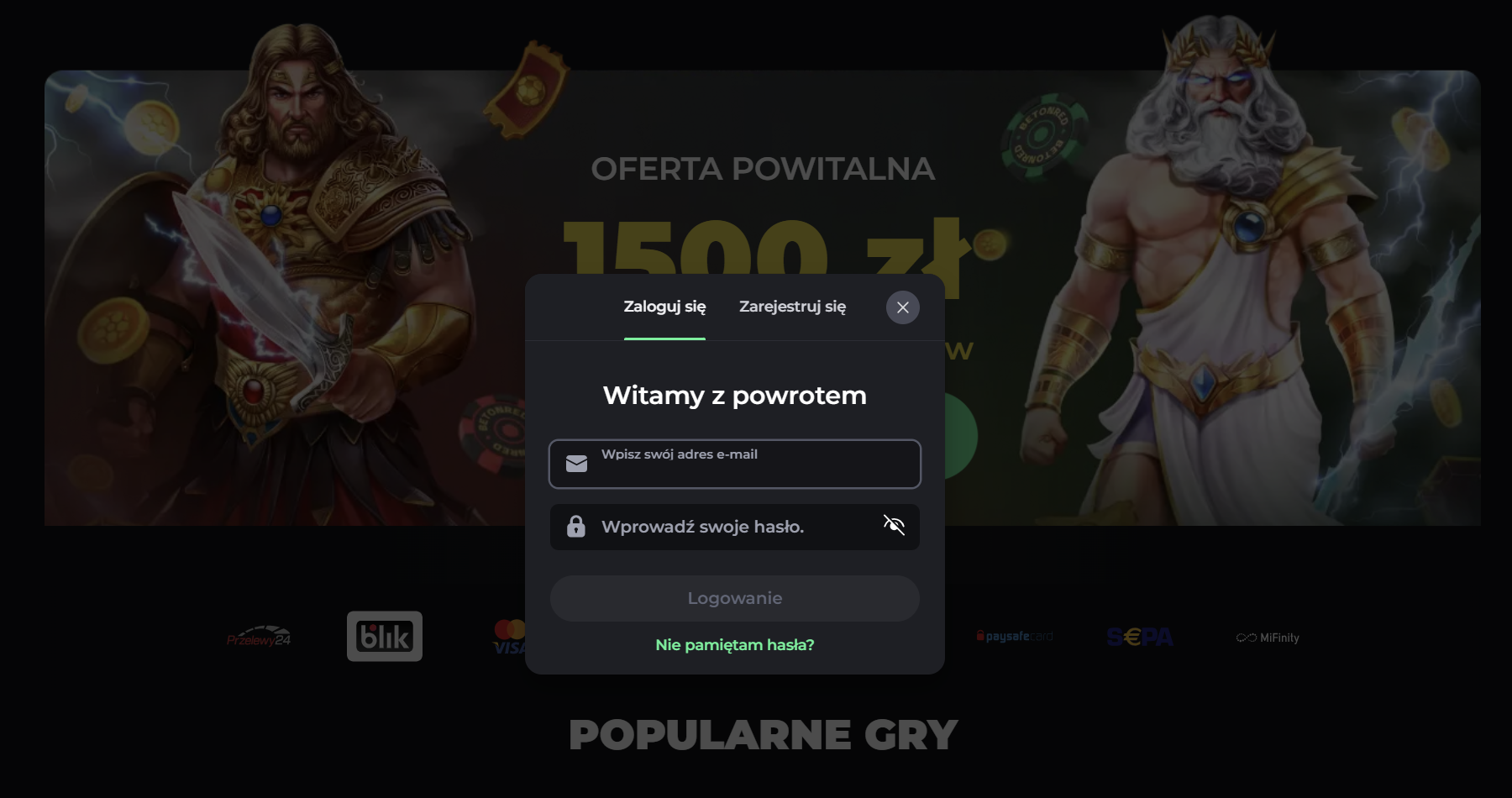 Betonred Zaloguj się